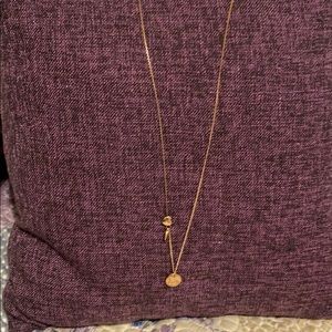 Long charm necklace